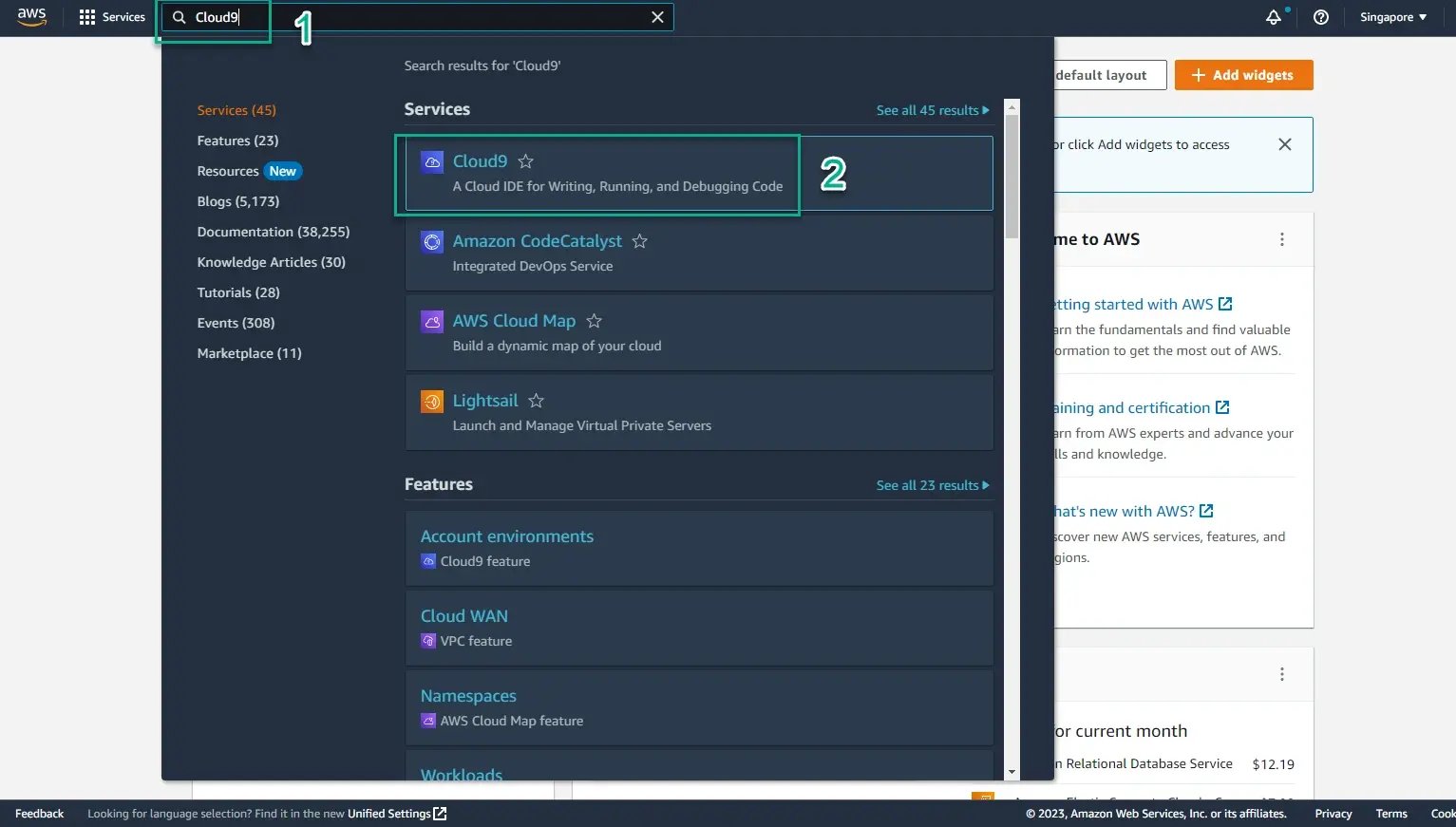 AWS CloudFormation Workspace