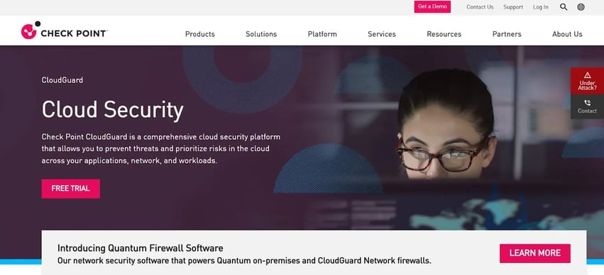 Check Point CloudGuard- Prevent threats and manage cloud risks across apps and networks