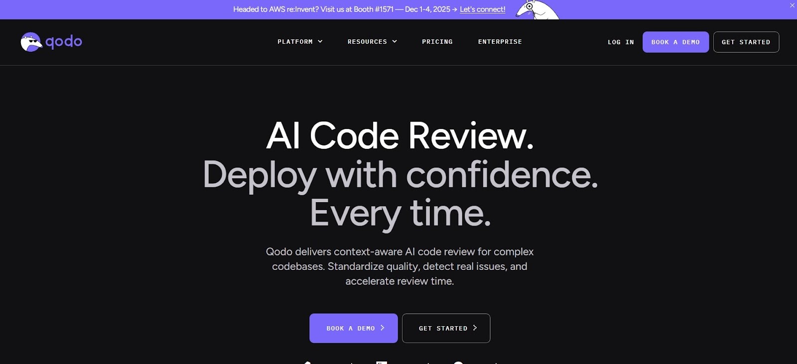 Qodo AI tool designed to deliver context-aware code review for teams.